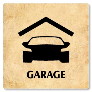 Garage, 148x148mm, pergamen, Nevada